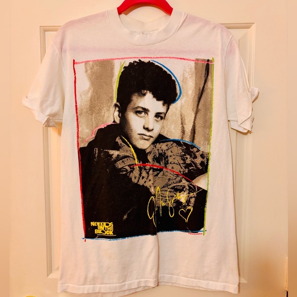 Vintage 1989 Joey McIntyre NKOTB T-Shirt - Picture 1 of 11